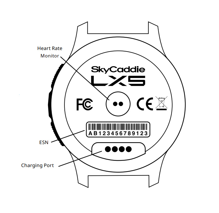 skycaddie lx5 not charging